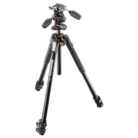 Manfrotto MK190XPRO3-3W Aluminum Tripod with 3 Way Head