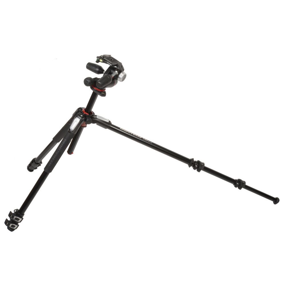 Manfrotto MK055XPRO3-3W Aluminum Tripod with 3-Way MK055XPRO3-3W