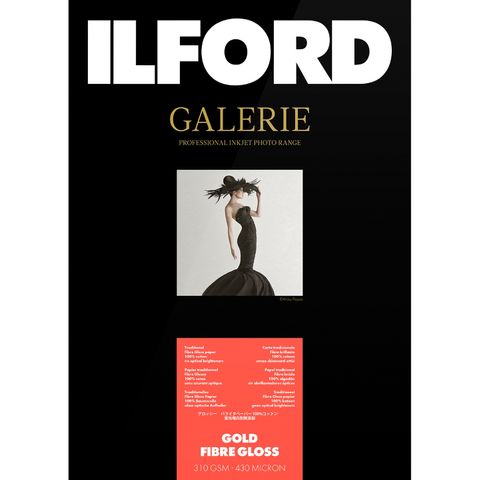 Ilford Galerie Gold Fibre Gloss 310gsm A2 25 Sheets