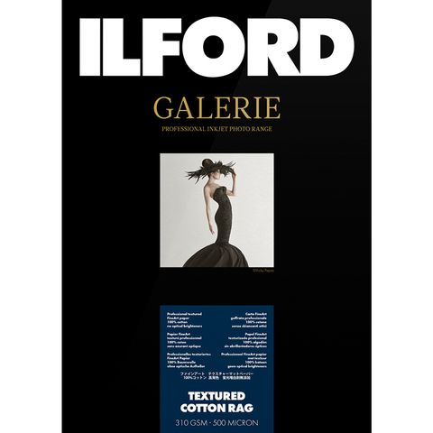 Ilford Galerie Textured Cotton Rag 310gsm A3+ 25 Sheets