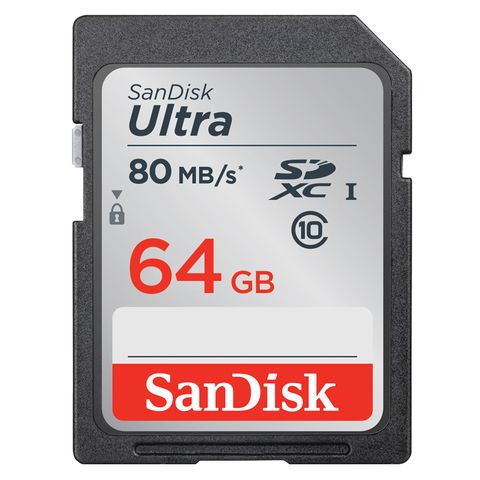 Sandisk Ultra SDXC 64GB UHS-I 80MB/s