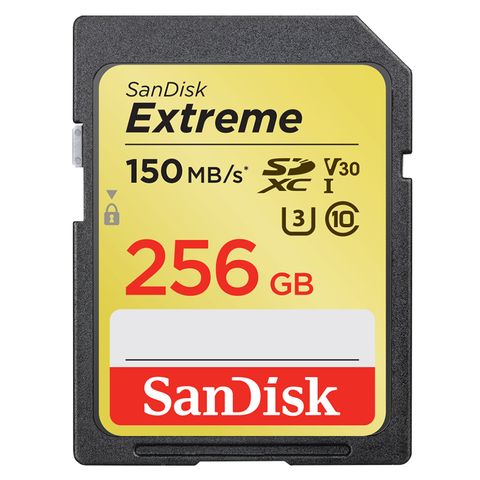 Sandisk Extreme SDXC 256GB 150MB/s - 70MB/s