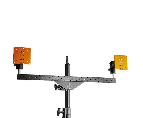 INOVATIV Dual Bar includes 2 Baby Pins & 2 Pro Monitor Mounts