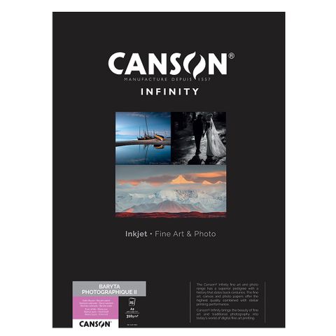 Canson Infinity Baryta Photographique II 310gsm A2 x 25 Sheets