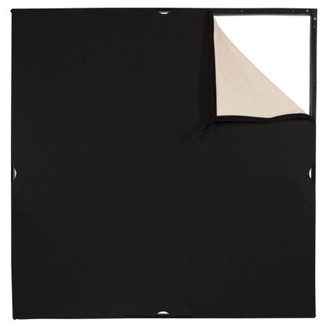 Westcott Scrim Jim Cine Unbleached Muslin/Black Fabric 1.2 x 1.2m