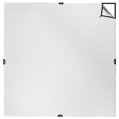 Westcott Scrim Jim Cine Silver/White Bounce Fabric 2.4 x 2.4m
