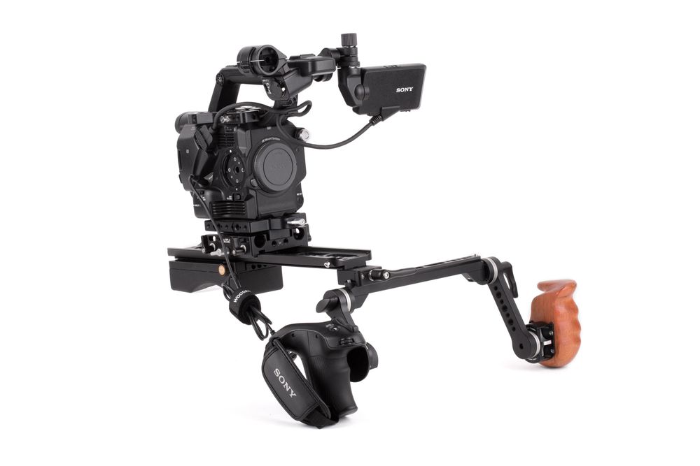 Wooden Camera - Sony FS5 Handgrip Relocator (ARRI Rosette)