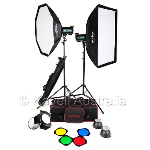 Godox QSII 400/400 Pro Series Flash Kit