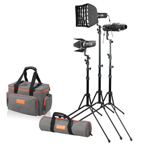 Godox S30 3 Head Focusing LED Light Kit