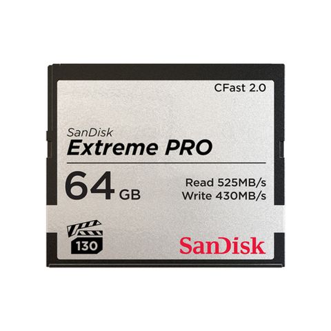 Sandisk Extreme Pro CFast 2.0 64GB Card