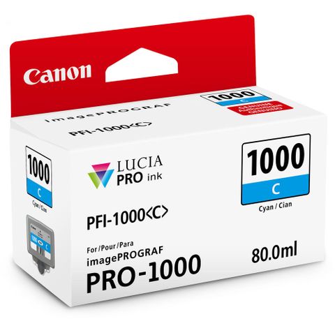 Canon PRO-1000 80ml Cyan Ink PFI1000C