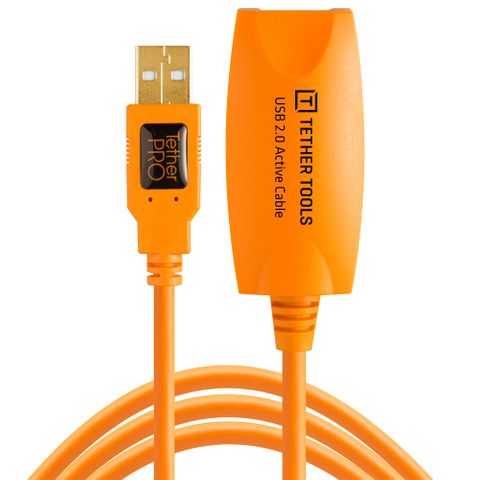 Tether Tools TetherPro USB 2 Active Extension 5m Hi-Vis Orange