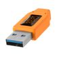 Tether Tools TetherPro USB 3 Male to Male-B 4.6m Hi-Vis Orange