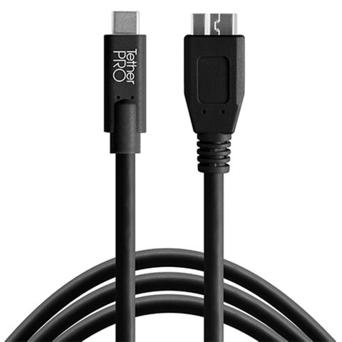 Tether Tools TetherPro USB-C to USB 3.0 Micro-B 4.6m Black