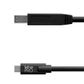 Tether Tools TetherPro USB-C to USB 3.0 Male B 4.6m Black
