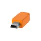 Tether Tools TetherPro USB-C to USB 2.0 Mini-B 5-Pin 4.6m Hi-Vis Orange