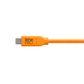 Tether Tools TetherPro USB-C to USB 2.0 Mini-B 5-Pin 4.6m Hi-Vis Orange
