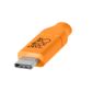 Tether Tools TetherPro USB-C to USB 2.0 Micro-B 5-Pin 4.6m Hi-Vis Orange
