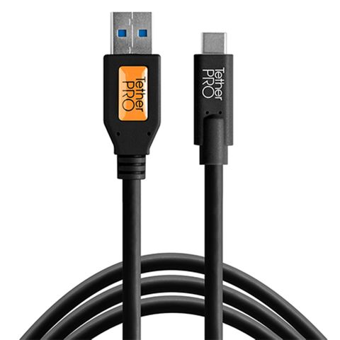 Tether Tools TetherPro USB 3.0 to USB-C 4.6m Black