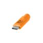 Tether Tools TetherPro USB-C to USB-A Female Adapter Extension 4.6m Hi-Vis Orange