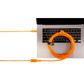 Tetherboost Pro USB-C Core Controller Extension - Hi Vis Orange