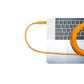 Tetherboost Pro USB-C Core Controller Extension - Hi Vis Orange