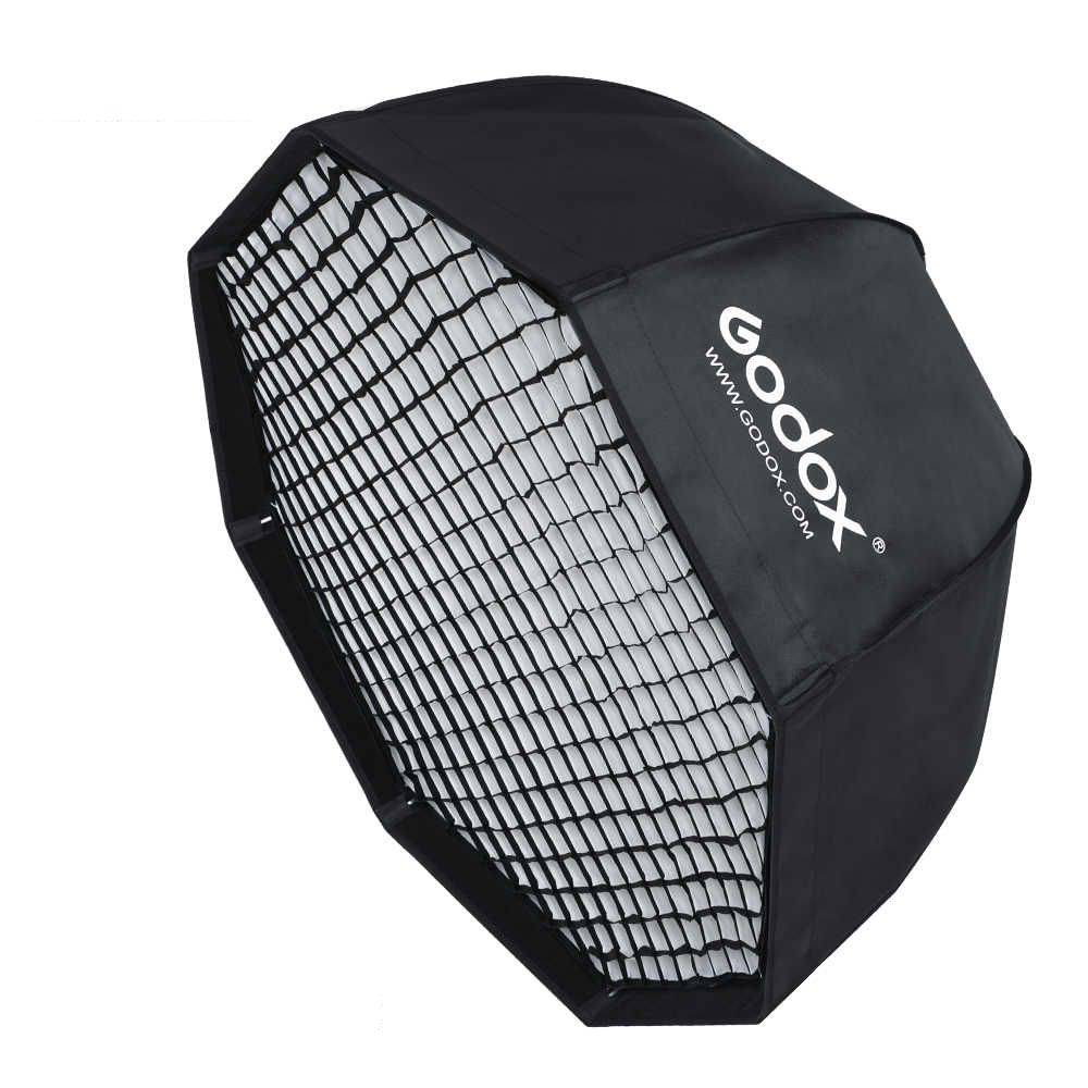 Speedlite Portable Umbrella Softbox Godox 2 Pieces 95cm/37.5 Umbrella Octagon Softbox with Carry Bag Compatible Studio Flash 