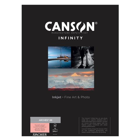 Canson Infinity Arches 88 310gsm A2 25 Sheets