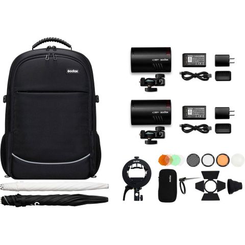 Godox AD100Pro 2 Light Flash Kit Inc Bag