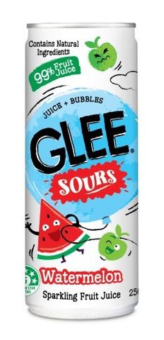 SOURS WATERMELON GLEE 250ML (24)