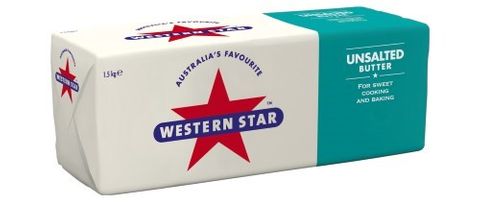 BUTTER UNSALTED 1.5KG (8) WESTERN STAR
