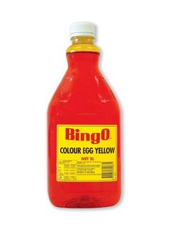 COLOURING EGG YELLOW 2LTR (6) BINGO