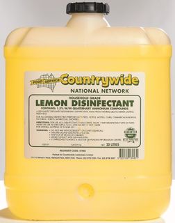 DISINFECTANT LEMON 20 LITRE * COUNTRYWID