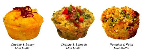 MUFFINS SAVORY COCKTAIL 28GM (48)* G/FRE