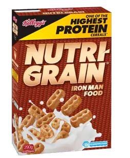 NUTRI GRAIN P/C 25GM (30)  KELLOGG'S