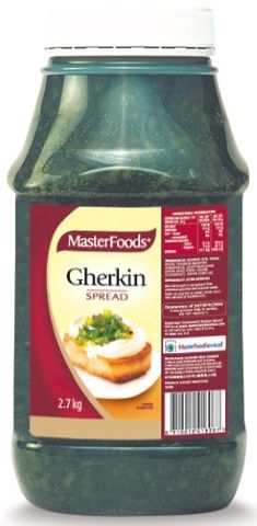 GHERKIN SPREAD 2.7KG (6) MASTERFOODS