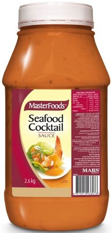 SEAFOOD COCKTAIL SAUCE 2.6KG (6) M/FOODS