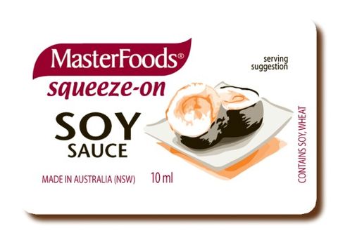 SAUCE SOY P/C 10ML (100) MASTERFOODS