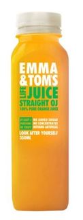 JUICE STRAIGHT ORANGE  350ML (10) EMMA &