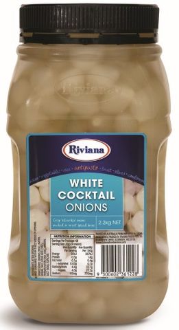 ONIONS COCKTAIL 2.2KG (6)  RIVIANA