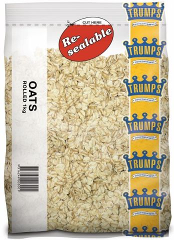 OATS TRADITIONAL ROLLED 1KG (10) TRUMPS