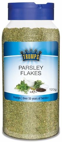 PARSLEY FLAKES 120GM (6) TRUMPS