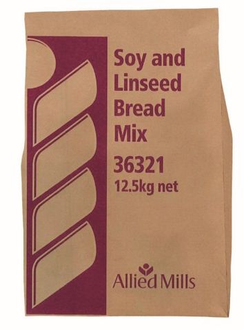 FLOUR SOY & LINSEED 12.5KG ALLIED