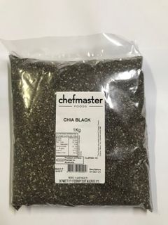 CHIA BLACK 1KG CHEFMASTER