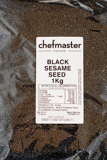 SESAME SEEDS BLACK 1KG  CHEFMASTER