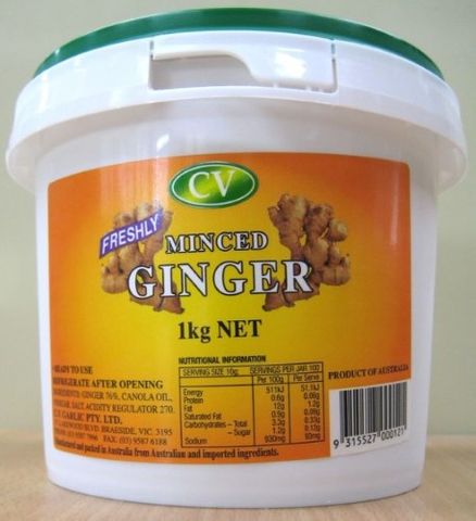 GINGER  CRUSHED 1KG (6) CV