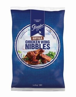 CHICKEN WINGS BUFFALO 1.5KG (4) STEGGLES