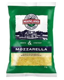 CHEESE MOZZARELLA SHRED 2KG (6) MAINL