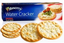 WATER CRACKERS 125G * ARNOTTS