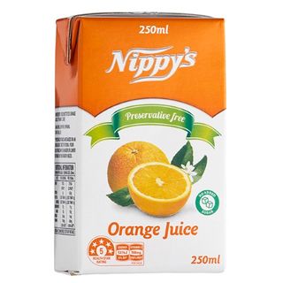 JUICE ORANGE TETRA 250ML (24)NIPPYS